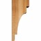 Ekena Millwork Mediterranean Rough Sawn Corbel, Western Red Cedar, 6"W x 6"D x 14"H COR06X06X14MED00RWR - alternate 3